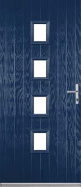 Barcelona Cobalt Blue composite front door
