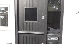 Before new back door from Anglian Home Improvements