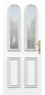 Bure White wooden door