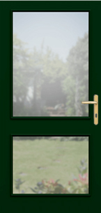 Eden Fir Green wooden door