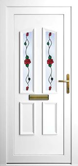 Edwardian white uPVC door