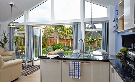 Extension with Bi-Fold doors and garden view