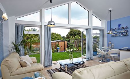 Extension with Bi-Fold doors and garden view
