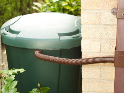 Anglian water butt and downpipe connector