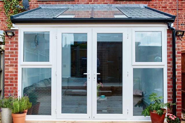 replica tile lean to conservatory