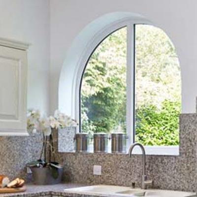 Shaped window tile