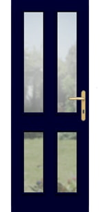 Trent Steel Blue wooden door