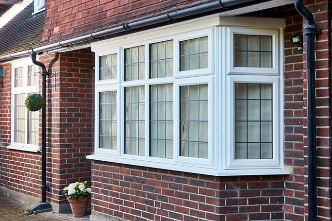 Triple glazed white uPCV casement window