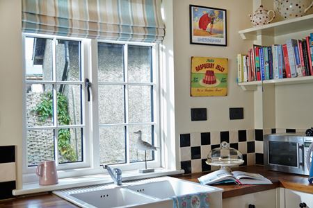 Kitchen timber window