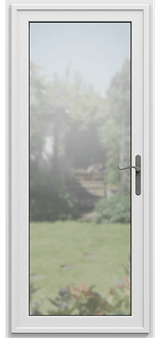 Bradley white aluminium door