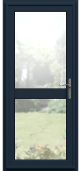 Draycott anthracite grey aluminium door